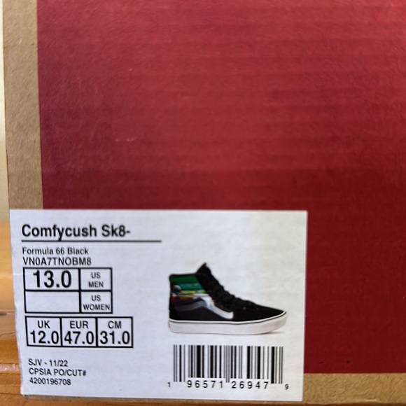 Vans Comfycush Sk8 hi formula 66 black - Picture 12 of 12